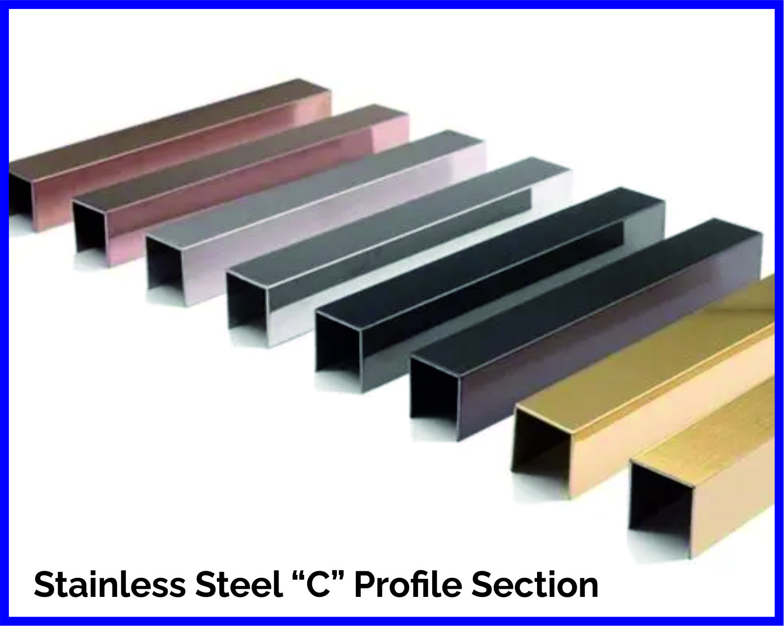Decorative Stainless Steel C Profile Section
