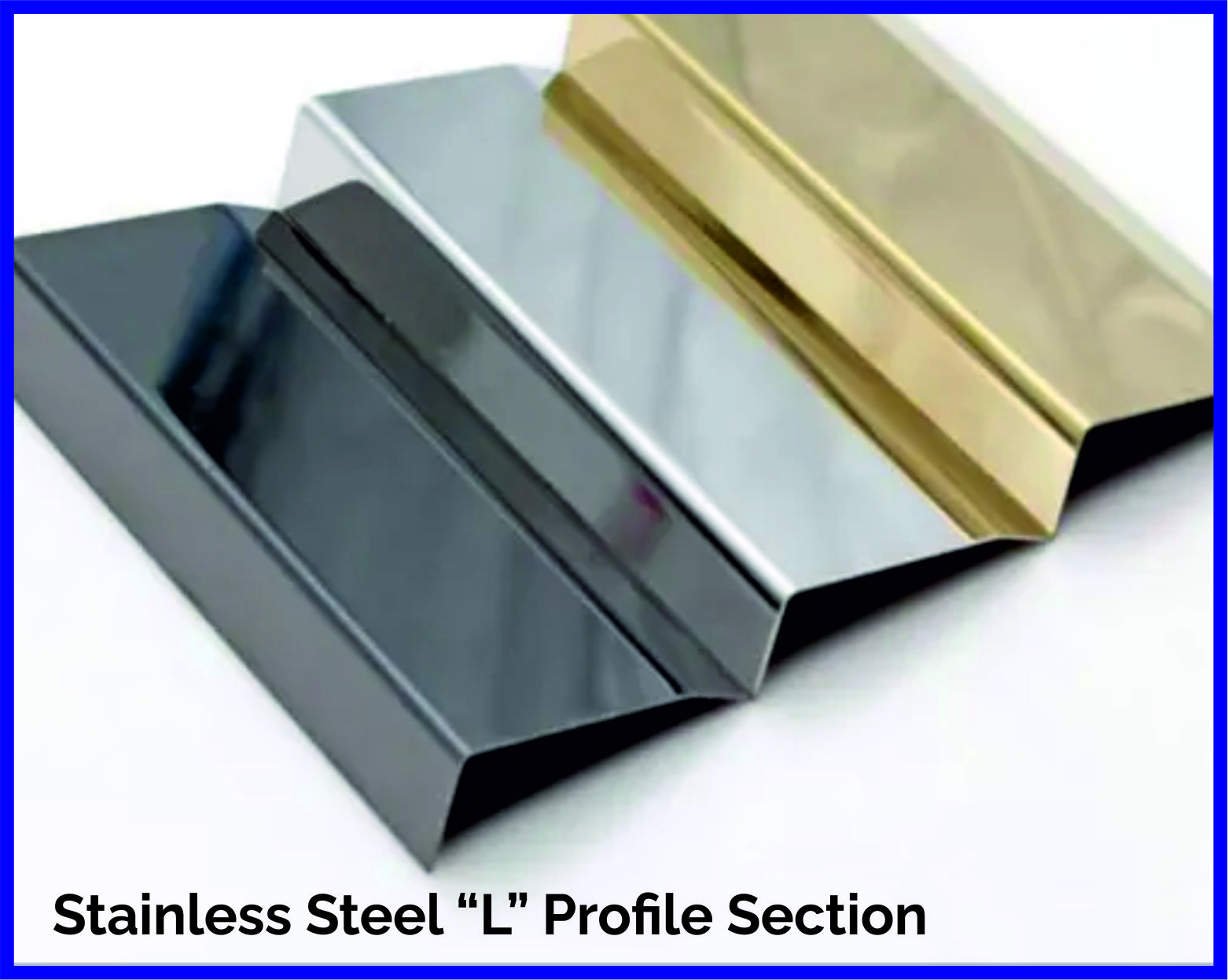 Decorative Stainless Steel L Profile Section